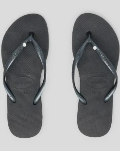 Slim Crystal Thongs