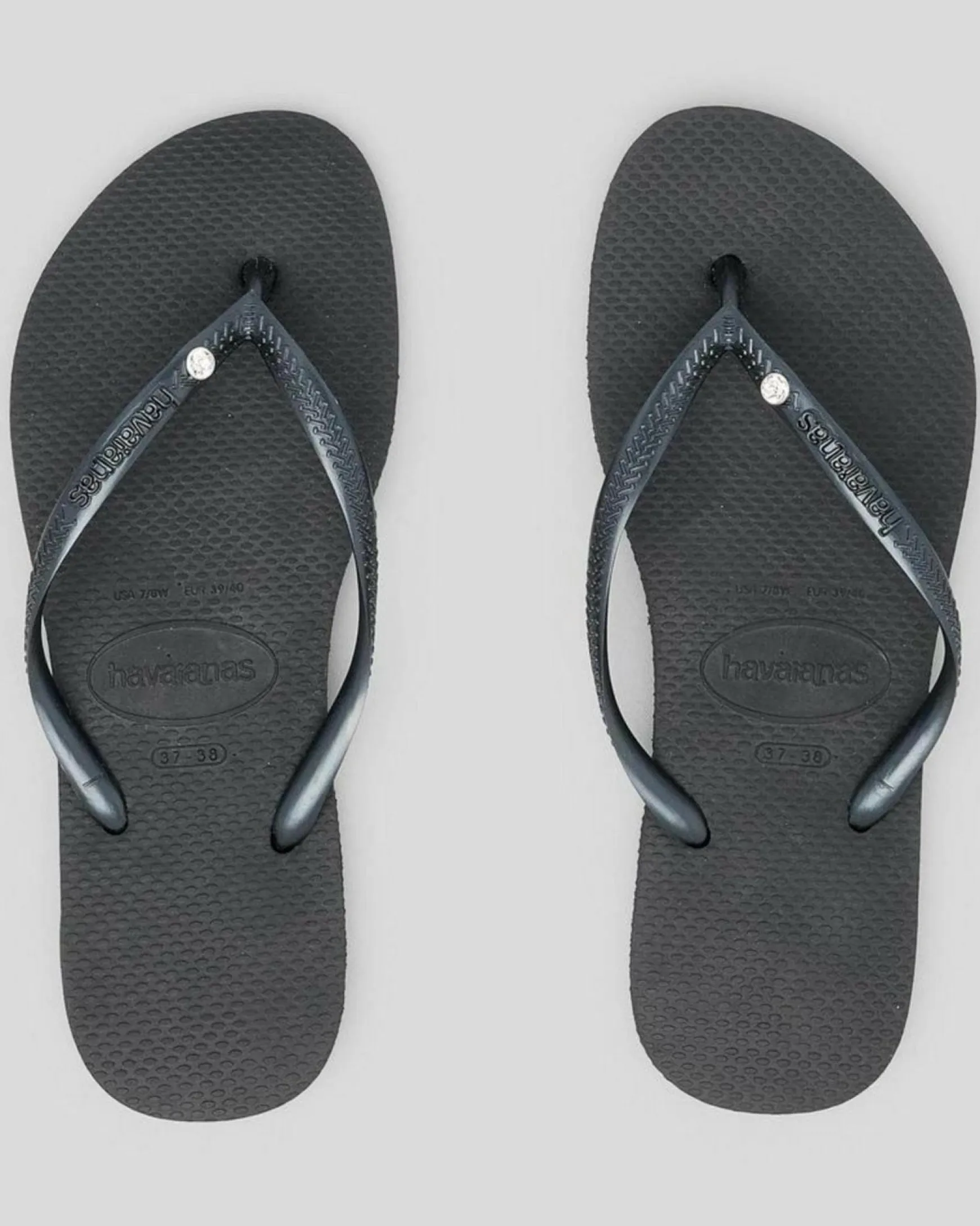 Slim Crystal Thongs