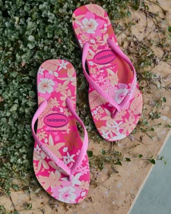 Slim Ditsy Bloom Thongs