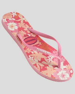 Slim Ditsy Bloom Thongs