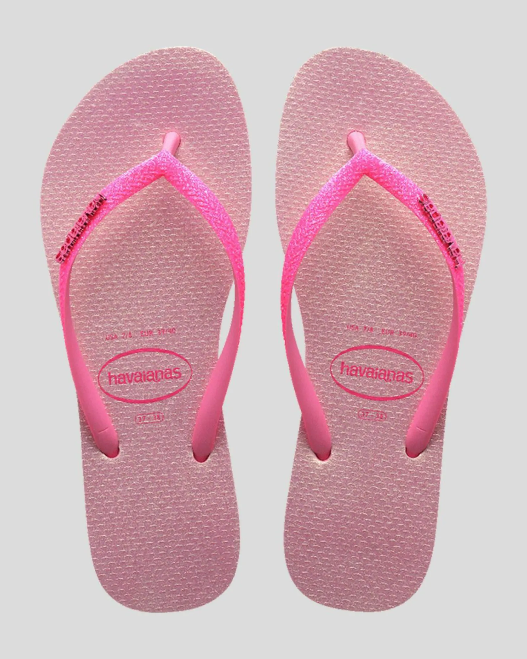 Slim Glitter Iridescent Thongs