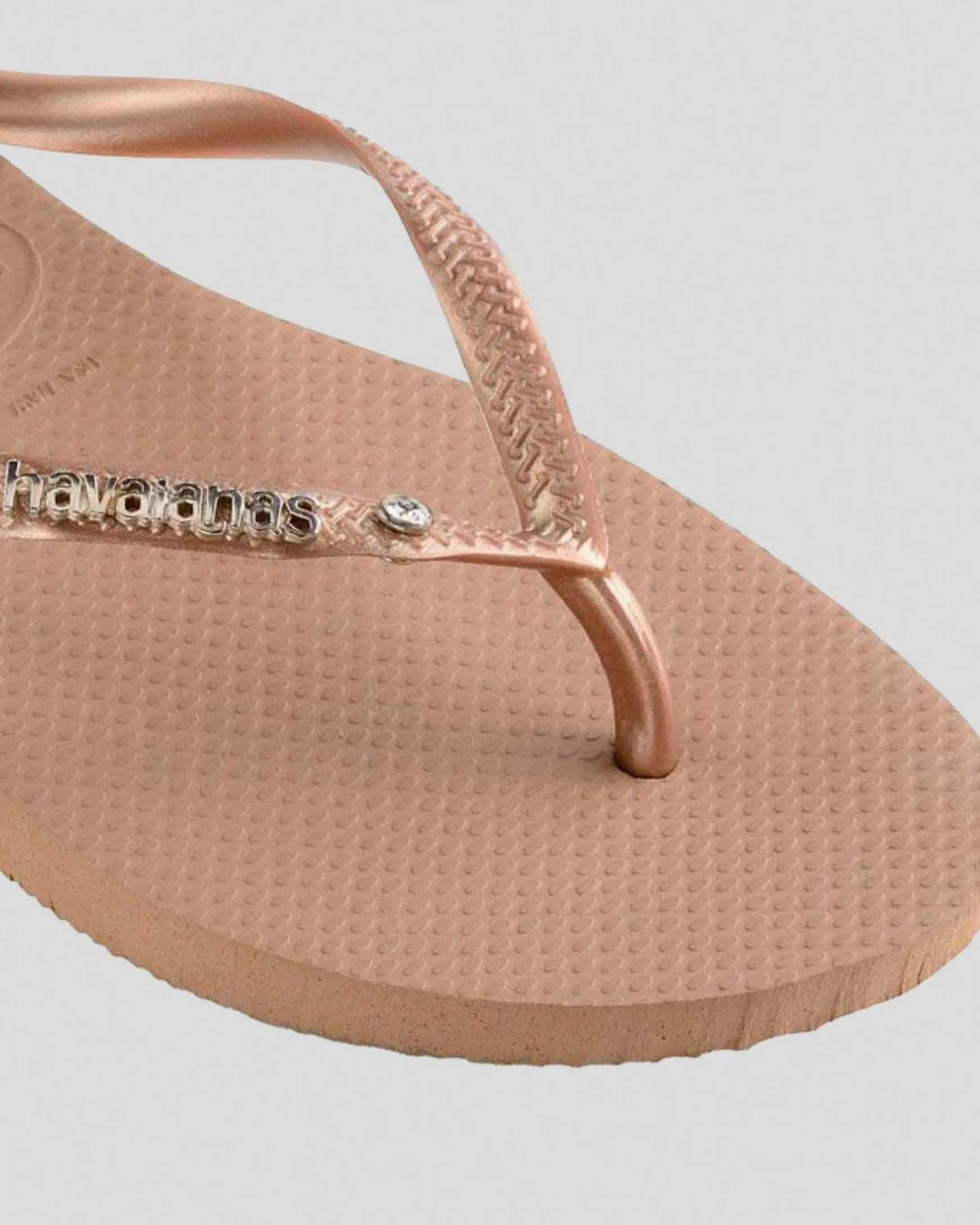 Slim Metal Crystal Thongs