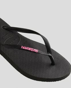 Slim Metal Thongs
