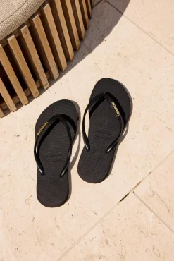 Slim Metal Thongs