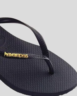 Slim Metal Thongs