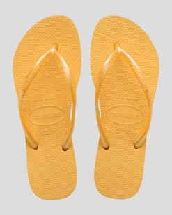Slim Metallic Thongs