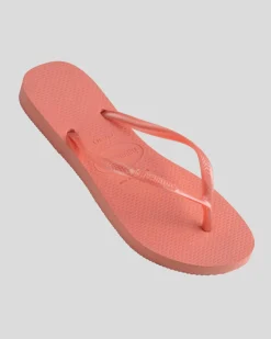 Slim Metallic Thongs