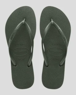 Slim Metallic Thongs