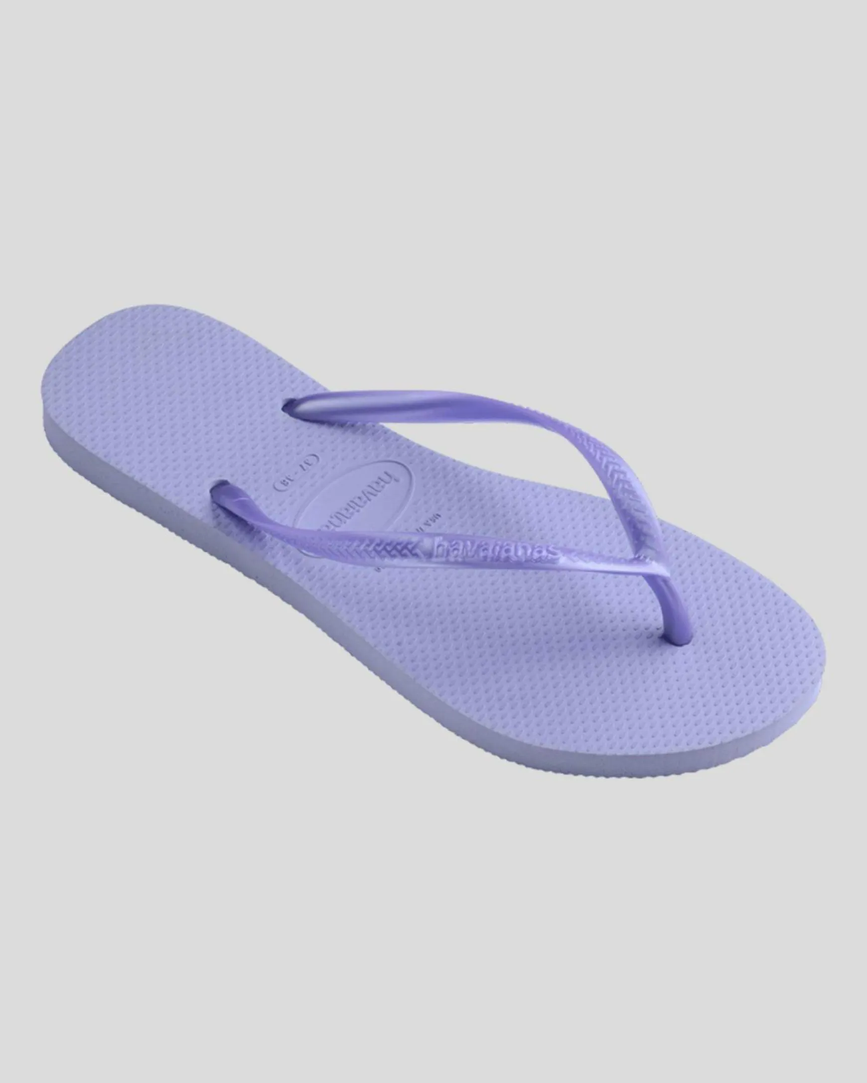 Slim Metallic Thongs