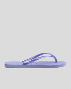 Slim Metallic Thongs