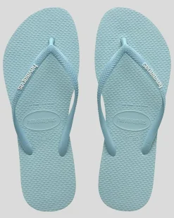 Slim Rubber Logo Thongs