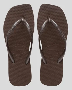 Slim Square Thongs