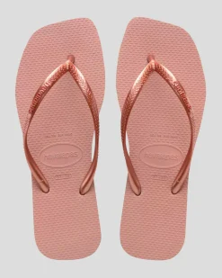 Slim Square Thongs
