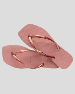 Slim Square Thongs