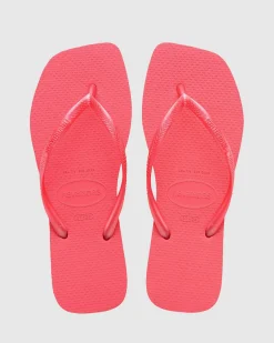 Slim Square Thongs