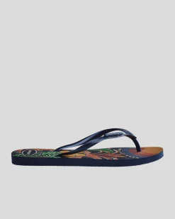 Slim Tropical Thongs