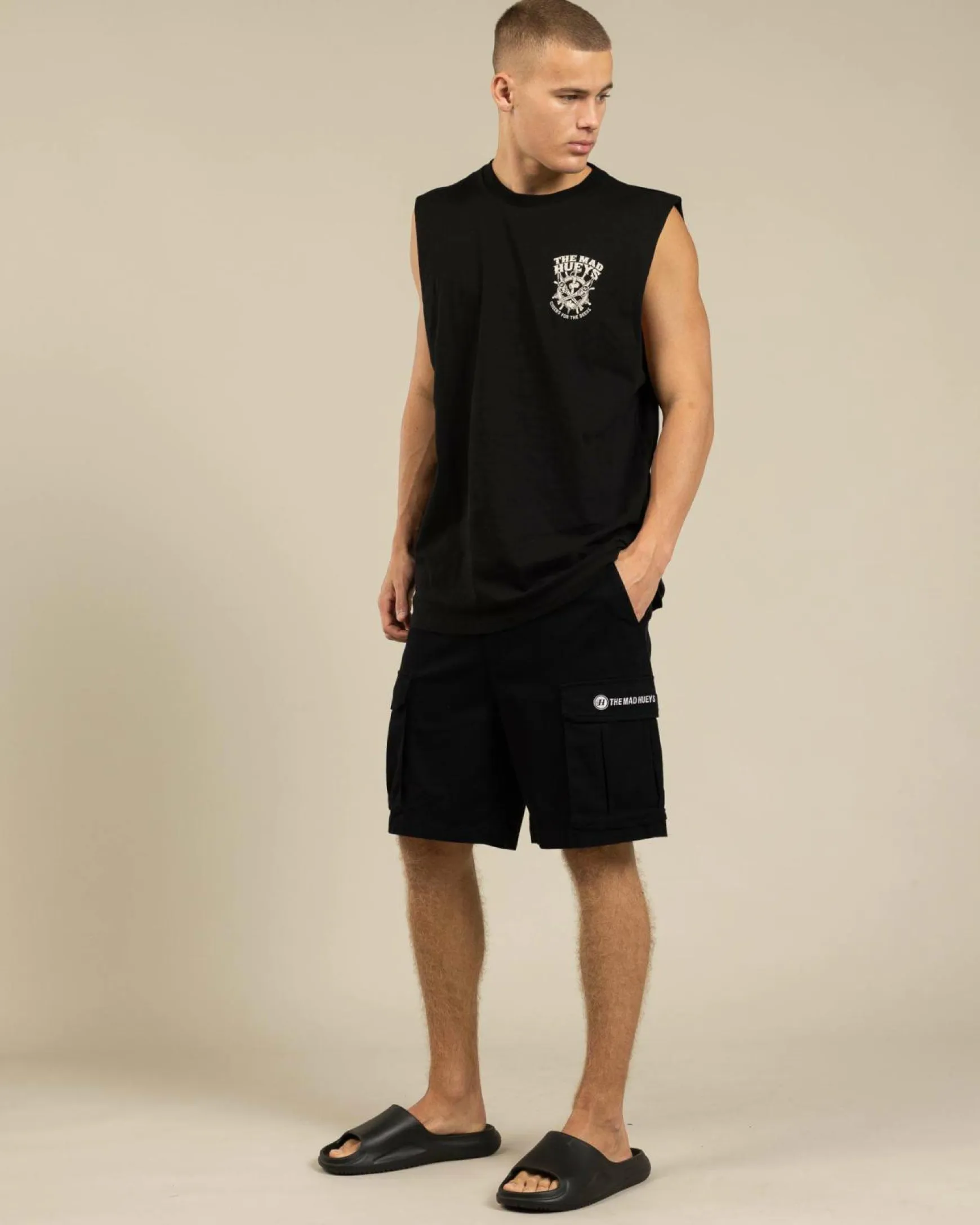 Snagged Cargo Shorts