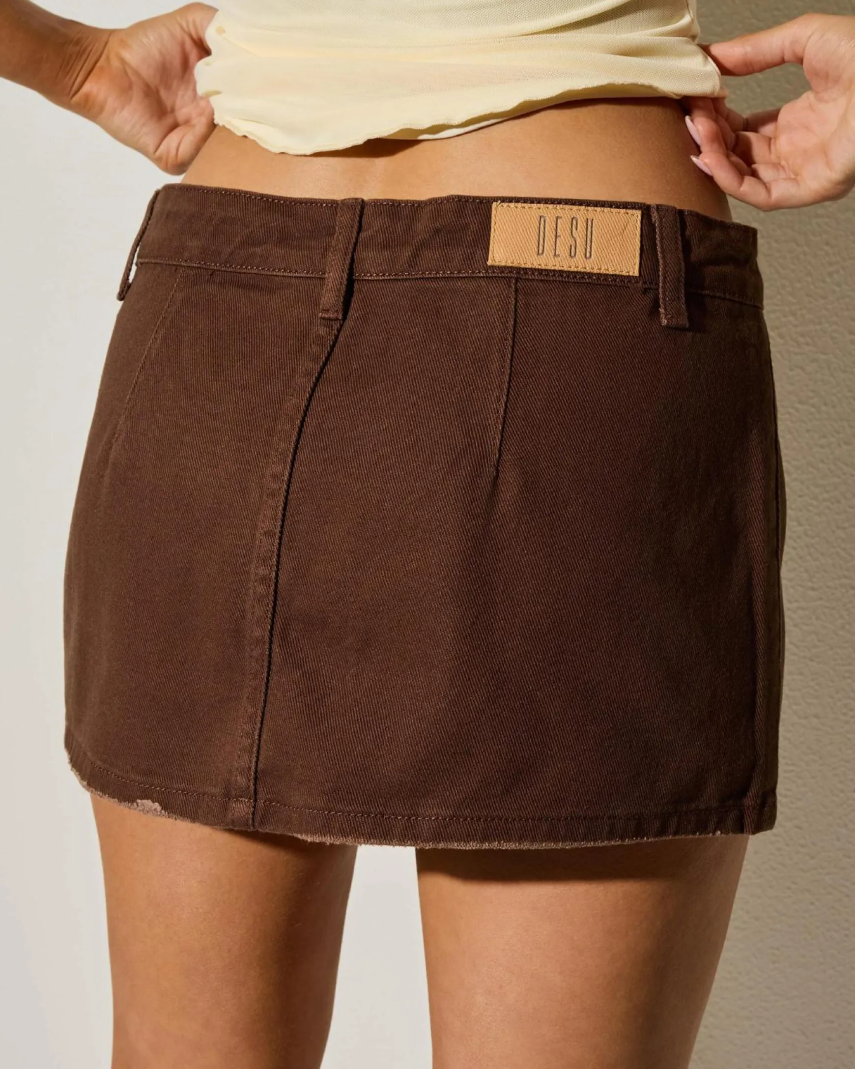 Solene Denim Skort