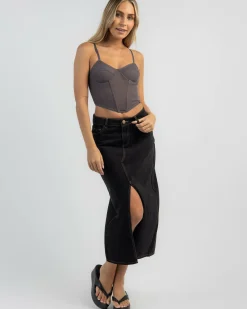 Stassie Mesh Corset Top