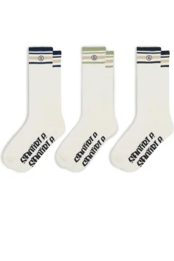 Stripe S-Dot Socks 3 Pack