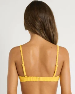 Terry Rib Mila Bralette Bikini Top