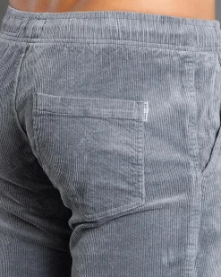 Texture Elastic Waist Shorts