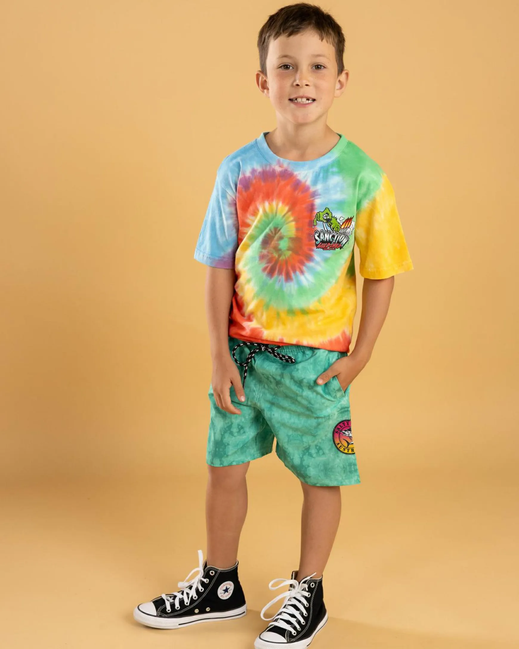 Toddlers' Billow Elastic Waist Shorts