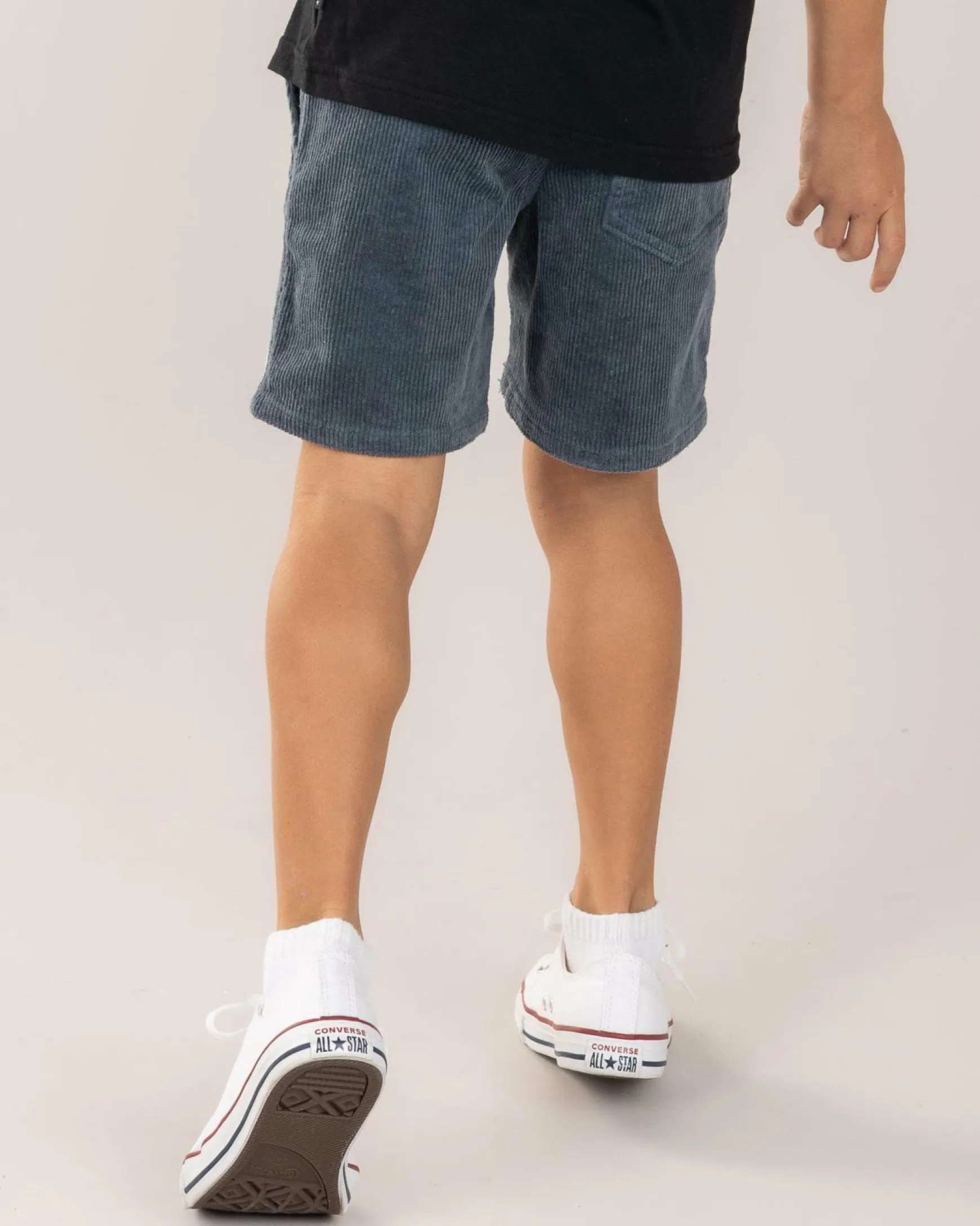 Toddlers' Cord Elastic Waist Shorts