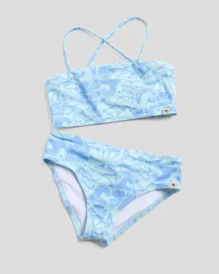 Toddlers' Oceanic Rib Bikini Set
