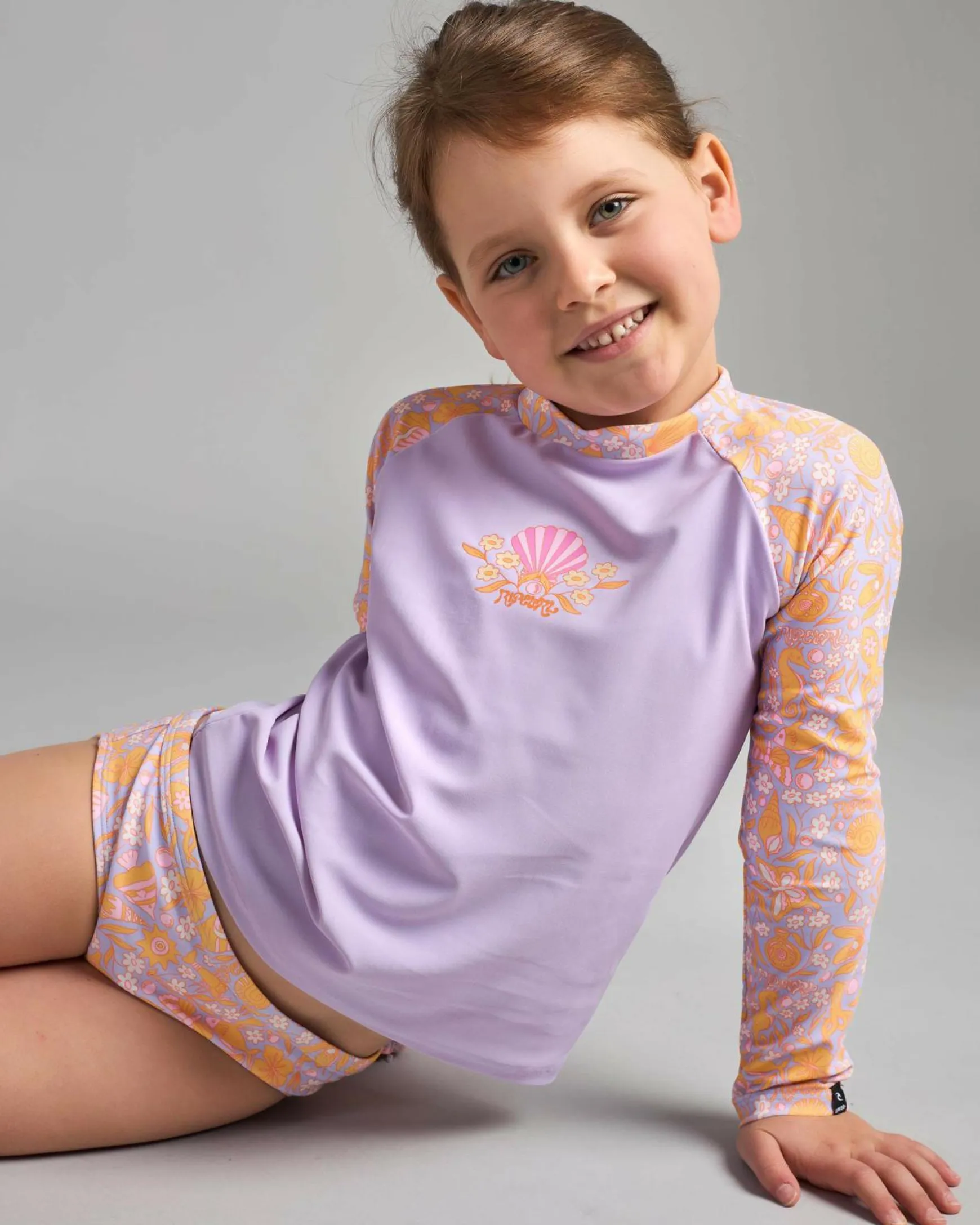 Toddlers' Rainbow Tide Long Sleeve Rash Vest Set