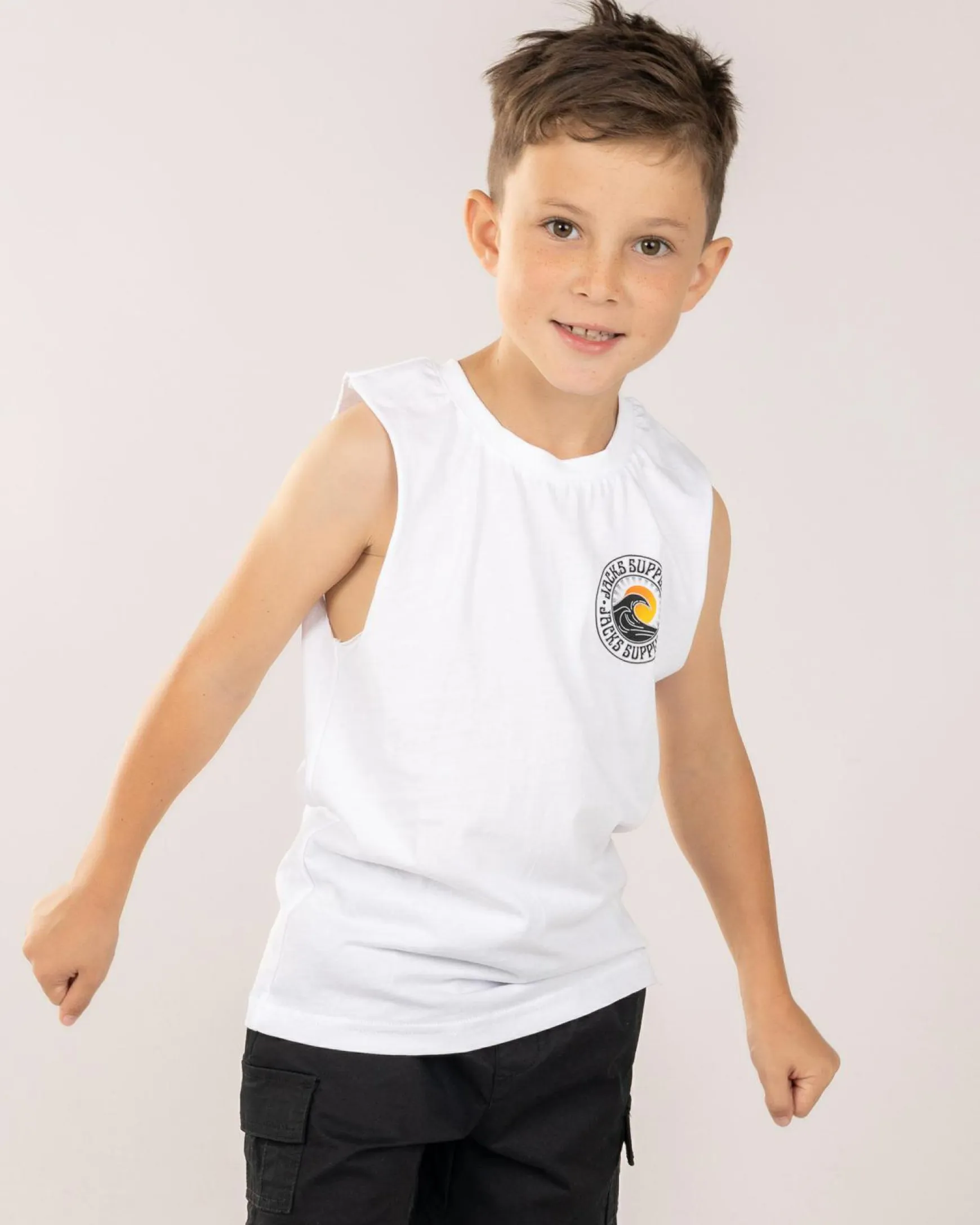 Toddlers' Rising Sun Muscle Tank