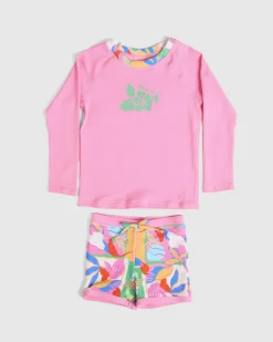 Toddlers' Sun Shift Rash Vest Set