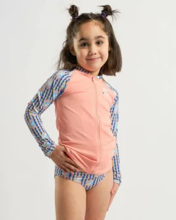 Toddlers' Tiles Long Sleeve Rash Vest Set