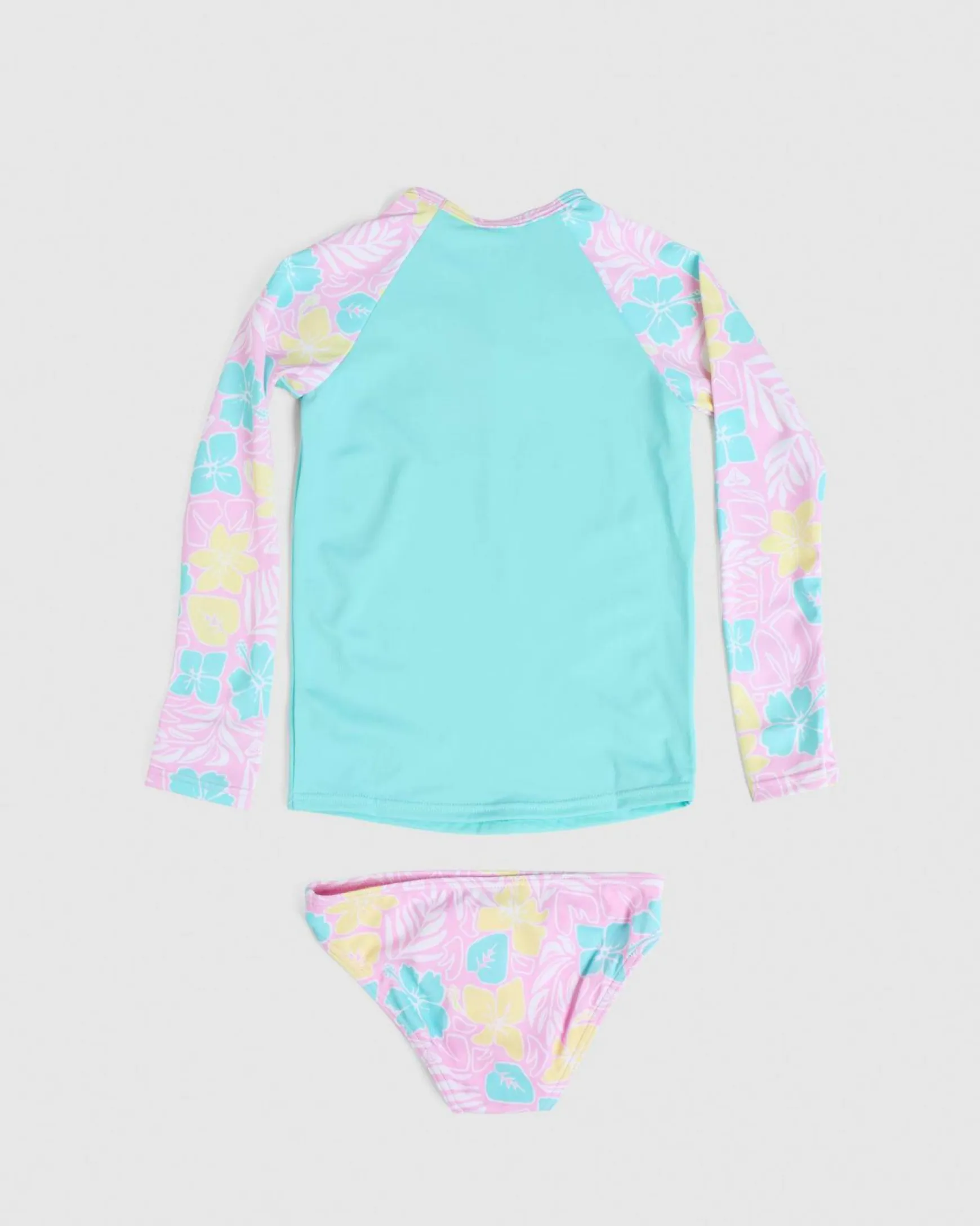 Toddlers' Tropical Square Long Sleeve Rash Vest Set