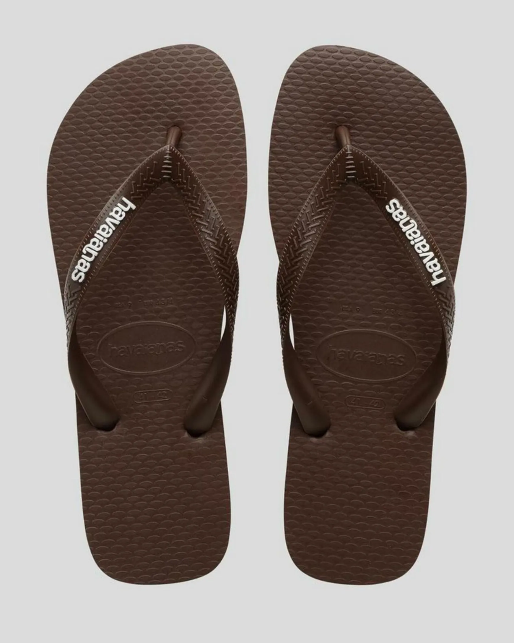 Top Rubber Logo Thongs