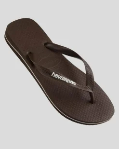 Top Rubber Logo Thongs