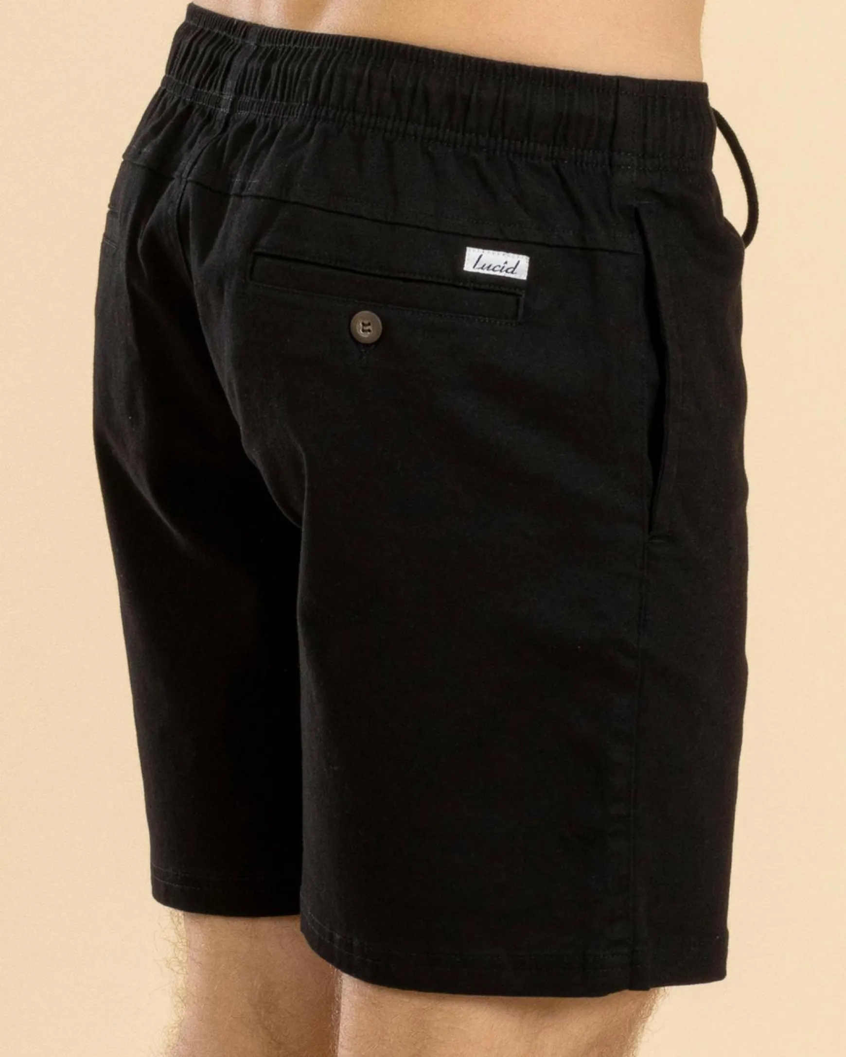 Urbane Elastic Waist Shorts