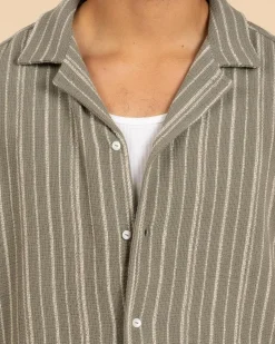 Vacancy Stripe Short Sleeve Shirt