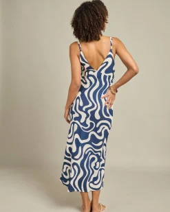Waverly Bias Cut Midi Dress