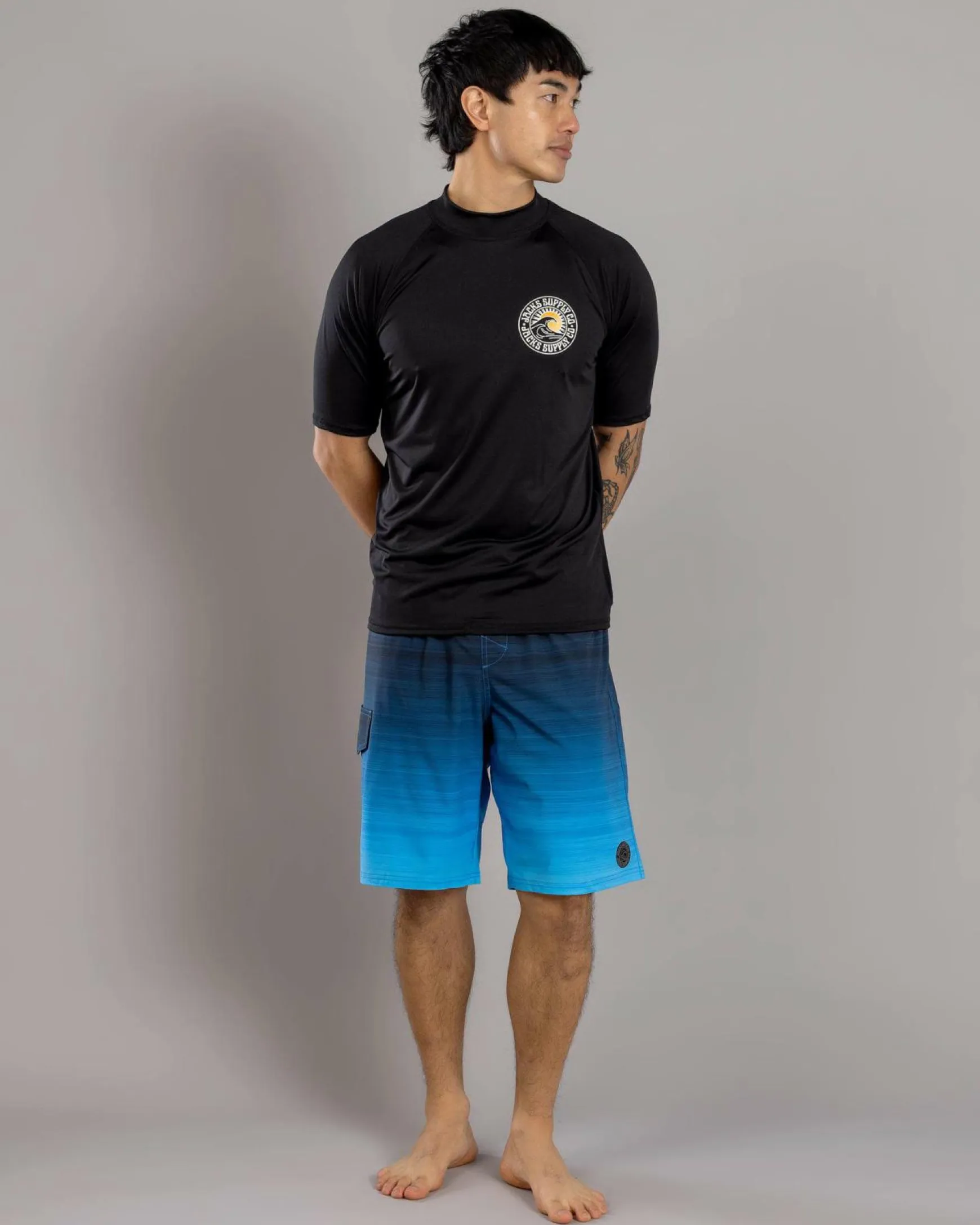 Waves Short Sleeve Rash Vest