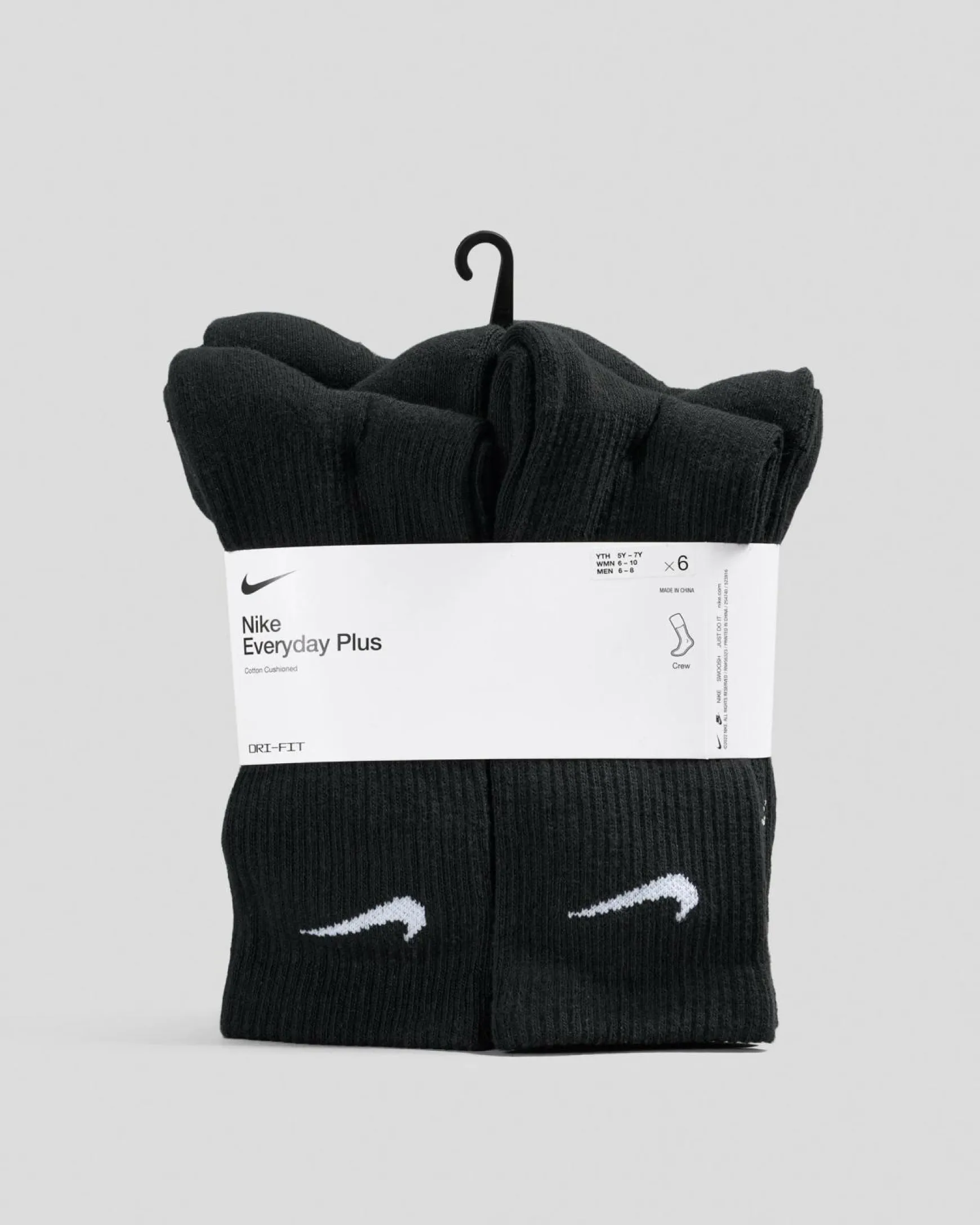 Women's Everyday Plus Cushioned Training Crew Sock Pack