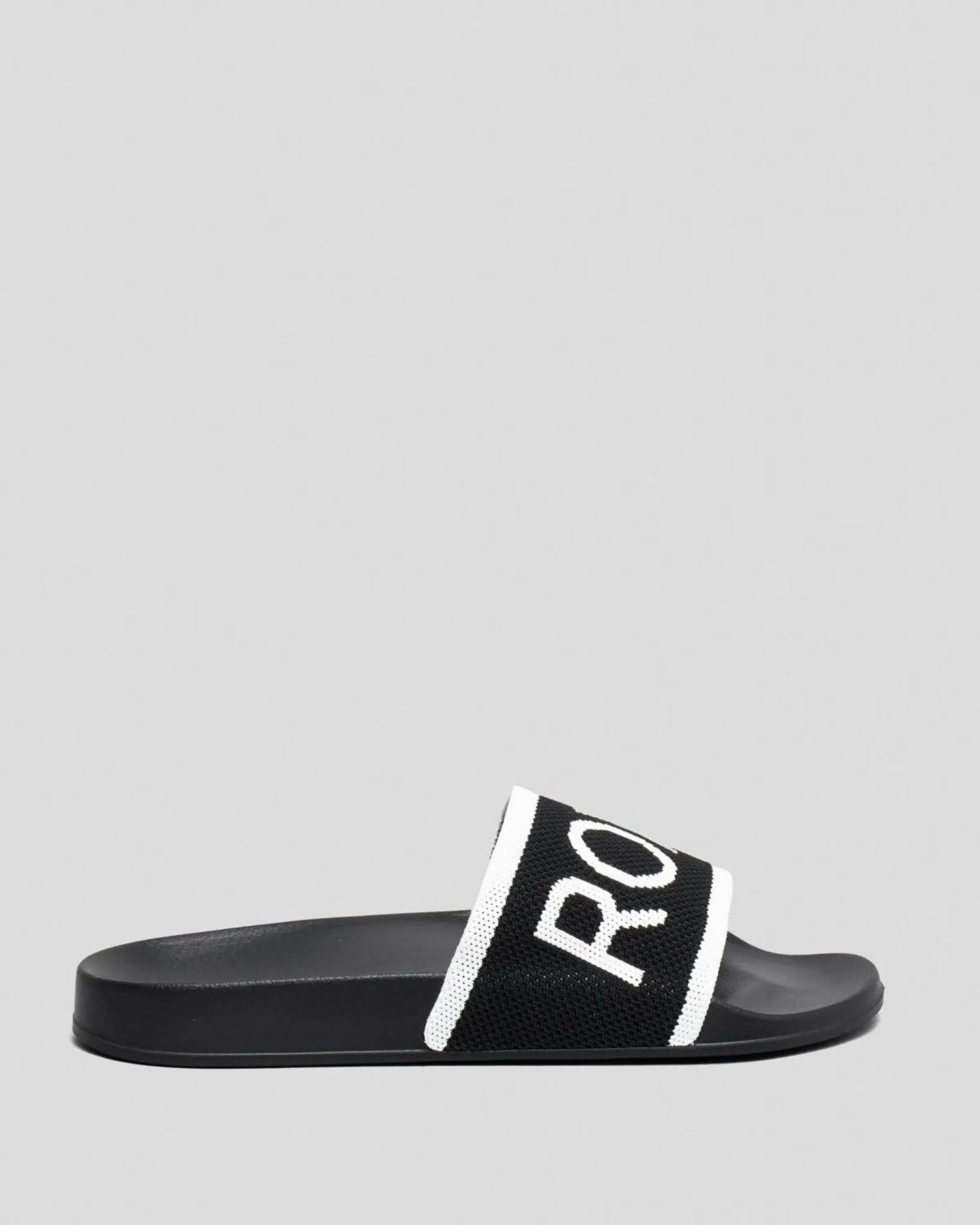 Womens Roxy Slippy Knit Slide Sandals