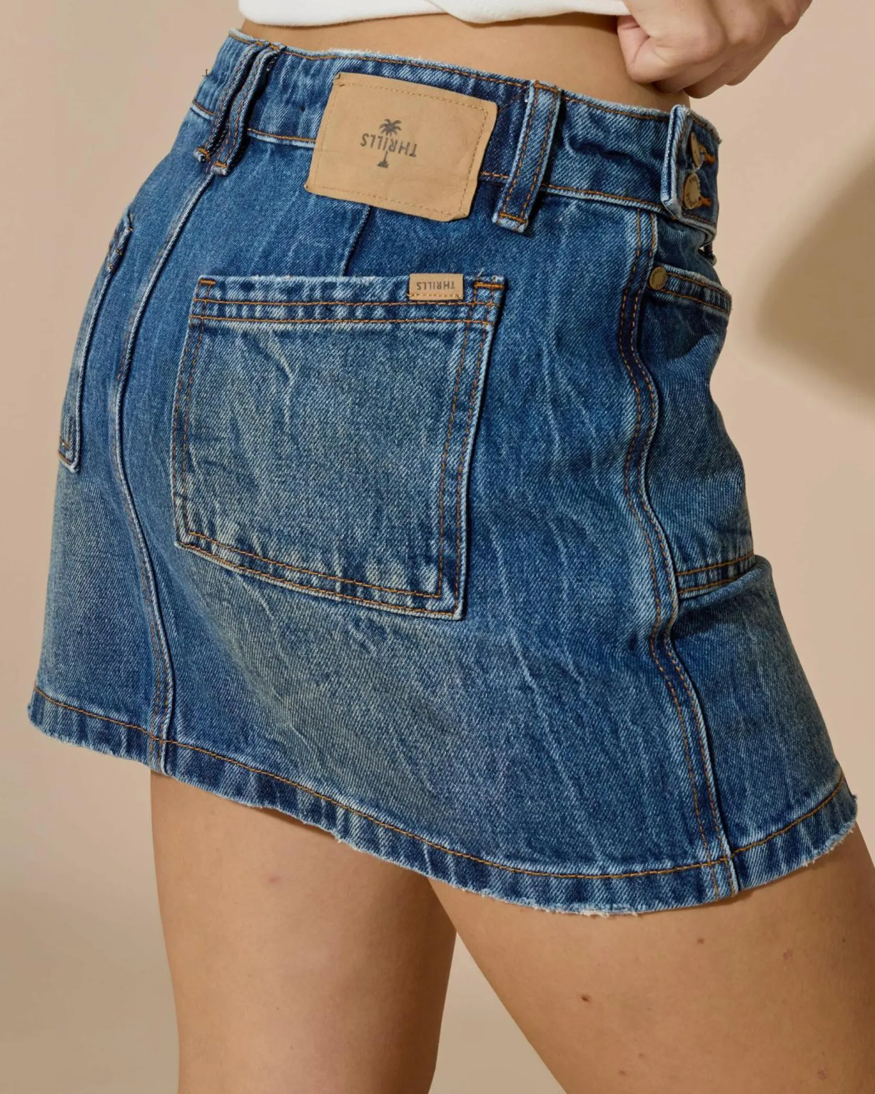 Wyatt Denim Skirt