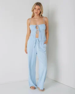 Zelm Dallis Tie Front Top