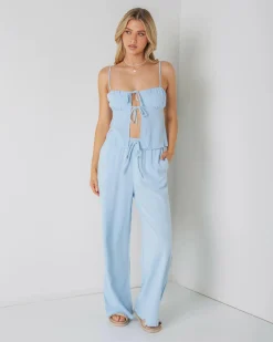 Zelm Dallis Tie Front Top