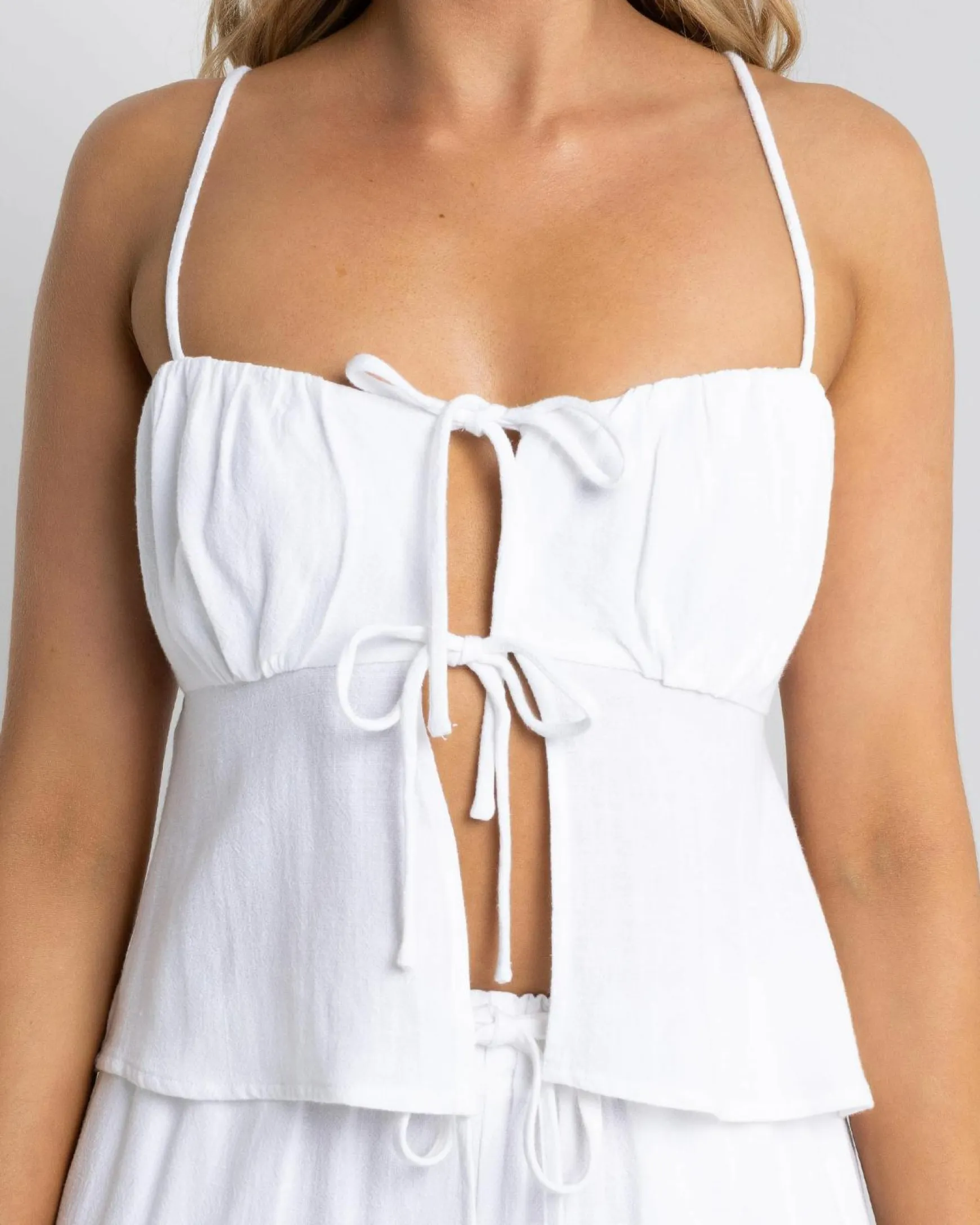 Zelm Dallis Tie Front Top